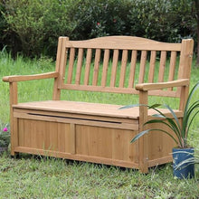 TBLOTYD Weatherproof Outdoor Storage Bench with Backrest & Armrests - Stylish Garden Seating for Balcony, Yard & Deck - Green Park Bench for Patio Storage Solution