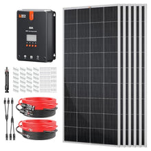 RICH SOLAR 1200 Watt 24V Solar Kit Contains 6 High Efficiency 200W Monocrystalline Panels with 9 Busbars and 60A MPPT Controller