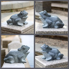 Frog Spitter Statue, Outdoor Garden Figurines, Granite Decorations for Desk Office Bedroom Outdoor Yard Lawn(32x40x25cm/12.5x15.7x10in)