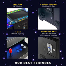 Creative Outdoor Distributor Full Size Cocktail Arcade Machine 2 Player 412 Games 22" LCD No Trackball
