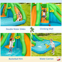 HONEY JOY Inflatable Water Slide 6-in-1 Kids Bouncer Multicolored