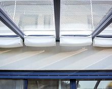 Palram Canopia Stockholm Patio Cover Roof Blinds 11 Ft. x 24 Ft. White