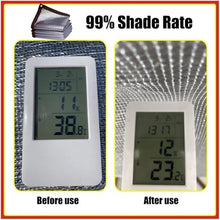UV Protection Heavy Duty Outdoor Sun Shade Cloth with Grommets for Garden Patio Porch - 2m x 11m (6.5ft x 36ft)