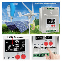LIAMOS 0-3500W Wind Solar Hybrid Charge Controller with Equalizer, 12V 24V 48V AUTO, MPPT for Solar and Wind, for Lithium Lead Battery,Enables Efficient Charging(2500W Solar2000W,with WiFi_24V)
