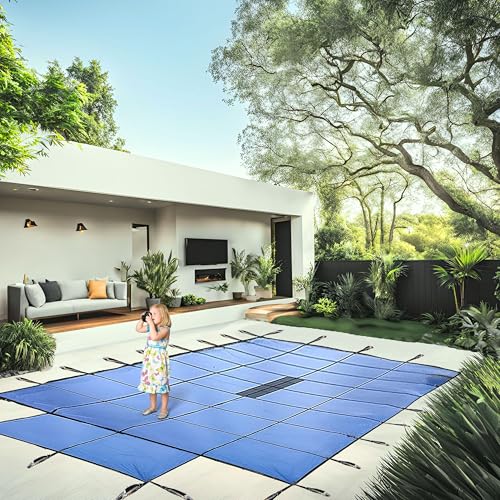 Freetime Fun Solid Winter Pool Cover 20x40ft Blue