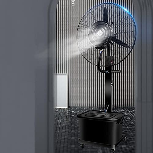 Moving Misting Fan with Water Tank 42L Large Capacity Portable Mist Fan with 90 Degree Oscillation for Outdoor, Patio, Backyard