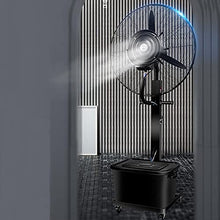 Moving Misting Fan with Water Tank 42L Large Capacity Portable Mist Fan with 90 Degree Oscillation for Outdoor, Patio, Backyard