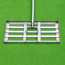 Lawn Level Rake 4.5FT Level Lawn - Lawn Leveling Rake with Stainless Steel Pole - Heavy Duty Soil Lawn Leveler Tool for Yard Golf