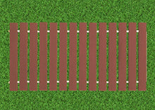 Furniture Barn USA Beach Roll Up Walkway EverGrain Composite Decking, Redwood