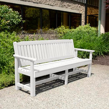Sequoia Professional CM-BENSQ62-WHE Commercial Grade Exeter 6 Foot Garden Bench, White