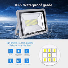 5 Pack 150W LED Flood Light Outdoor, Viugreum Super Bright Security Floodlights, 110V 12000LM Daylight White (6000K) LED Work Lights Landscape Wall Lights for Garage Garden Yard