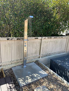 No Worries Products RENO 316 Marine Grade Stainless Steel Outdoor Shower Panel