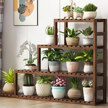 Plant Stand Indoor And Outdoor Wooden Plant Shelf Multi Plant Ladder Frame Is Used For Terrace Living Room Corner Balcony And Garden Multifunctional Flower Pot Stand Vintage Flower Display Rack
