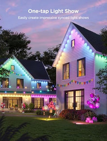 Govee Permanent Outdoor Lights 2, 150ft RGBIC Outdoor Lights with 100 Modes