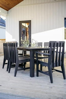 Breeo X Series 7pc Dining Table - 35"x72" - Outdoor Patio Furniture Set