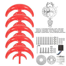 HUIZHITENGDA 3000W Wind Turbine Vertical Axies Wind Generator,110V/220V Small Windmill Free Energy with MPPT Charge Controller Homeuse,12V