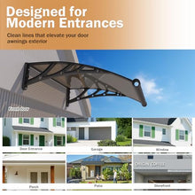Outsunhom Awnings for Outside,60" x 120" One-Piece Door Awning Exterior