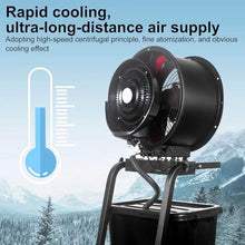 KUYBTU Industrial Misting Fan with 42L Water Tank, Portable Outdoor Cooling Solution for Workshops, Patios, Warehouses, Factories, Garages