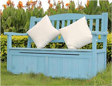 CZHIXG Outdoor Garden Chair with Storage Cabinet, Waterproof Surface, Mutifunctional Wooden Outdoor Chair, Potting Stand with High Feet for Backyard, Patio, Lawn (Size : A) (B)