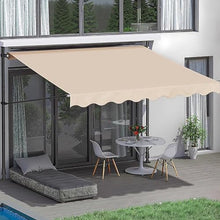 CHENWMZ Adjustable Freestanding Sunshade with Hand Crank for Balcony Patio Pavilion & GardenOutdoor UV Protection Umbrella Awning