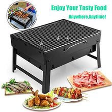 Foldable BBQ Grills Patio Barbecue Charcoal Grill Stove Stainless Steel Outdoor Camping Picnic Accessories Tools