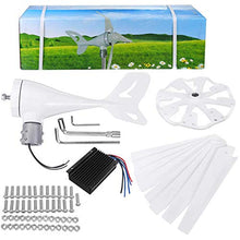 HUIZHITENGDA 8000W 12V/24V Noiseless Wind Turbine Generator Power Kit,with MPPT Wind Controller Wind Motor for Solar Wind System,24v
