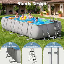 SunSwell 18' x 9' x 47" Rectangular Above Ground Pool Set