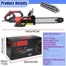 Diamond Concrete Chainsaw, Handheld Electric Masonry Wall Cutter