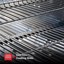 Nexgrill Propane 3-Burner Gas Grill, Stainless Steel with Foldable Shelves