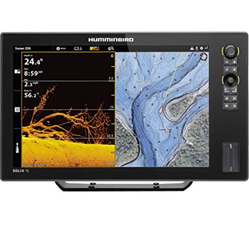 Humminbird SOLIX 15 Chirp MEGA SI+ G3 CHO Fish Finder Control Head Only Black