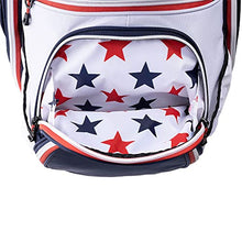 Sun Mountain 2024 C-130 Golf Cart Bag Navy/White/Red