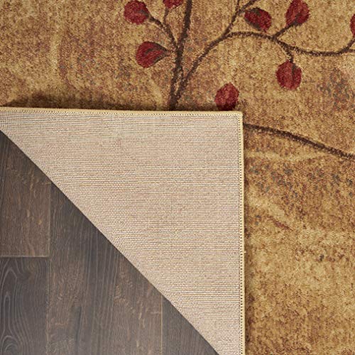 Nourison Somerset Rustic Area Rug 9'6" x 13' Latte