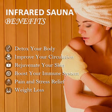 Garvee 2024 Upgrade 2 Person Infrared Sauna Wood