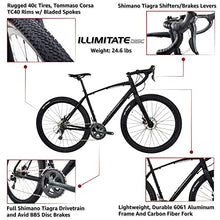 Tommaso Illimitate Sport Performance Aluminum Gravel Bike Matte Black