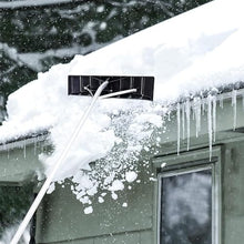JYXYXSCP Snow Shovel Snow Shovel, Telescopic Pole Roof Rake Snow Removal Systems, Aluminum Head Used to Remove Roof Snow Accumulators are Often for Snow/Leaf