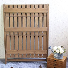 Flower Stand Plant Set Table Flower Pot Accessories Storage Shelf Bookshelf Display Rack Shelf Storage Decoration Display Rack American Country (Color : Brown) (Brown)