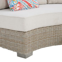 Picket House Furnishings Camal Curved Loveseat Charcoal