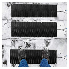 LGYYGL Snow Melting Mats Heated Snow Melting Mats for Entrances-Outdoor Stairs- PVC Heated Snow and Ice Melting Mat, W/Power Cord, Slip-Proof Design for Extra Traction, Winter Outdoor Snow- Black