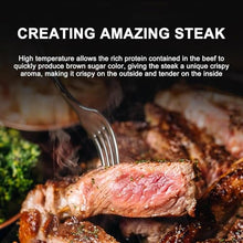 Portable Electric Steak Grill, Indoor Countertop Oven, Smokeless Grill Steak Oven for Broil Chicken Beef Pork and Vegetables, Fruits