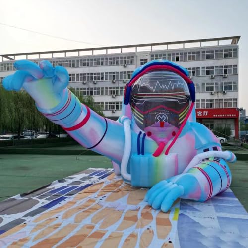 HOAELOS Giant Inflatable Astronaut 26 Feet with LED Lights for Music Festival and Outdoor Decorations