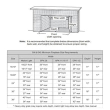 30-Inch Vented Gas Fireplace Burner with SPK-26, Natural Gas (G45-30NA-SS)