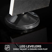 NHL 60" Air Hockey Table with Electronic Overhead Scoreboard Black/White