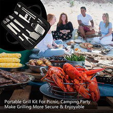 DTTLYQF Barbecue Tool Set Spatula Fork Pliers Brush
