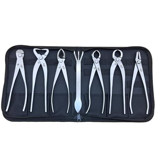 Bonsai tool Set Kit Stainless Steel Bonsai Scissors Knob Cutter Jin Pliers Trunk Splitter Garden Pruning Styling Tools