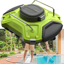 KANGJIEM Cordless Robotic Pool Cleaner, Automatic Pool Vacuum Up to 90 Mins Pool Vacuum for Above Ground/Inground Pool, Powerful Suction, Cleaning for Flat Pools Up to 550 Sq.Ft