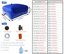 Water Storage Containers Water Storage Barrel 30 60 90 120l 150 180 210 240 270 300 400 500 600 700 800 900 1000 L, Large Collapsible Rain Barrels/Emergency Storage Water Containers Rectangular ( Colo