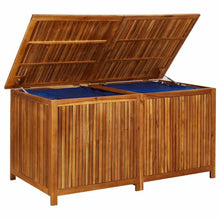 GBCDSWBR Garden Storage Box 59.1x31.5x29.5 in Acacia Wood Patio Bench
