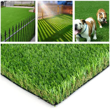 Petgrow Realistic Artificial Grass Turf 10FTx25FT Synthetic Lawn Mat