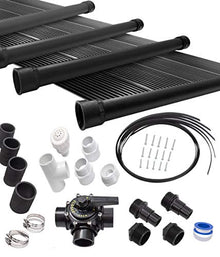 SunQuest Complete Pool Heater System - 10 Panels w/Bypass & Roof Kit - Roof-Mounted