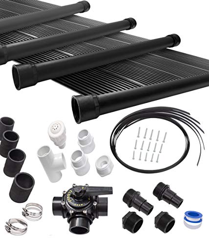 SunQuest Pool Heater System - 20 Panels w/Bypass and Roof Kit - Roof-Mounted